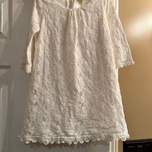 Girls Petite Adele lace dress